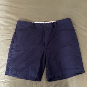 Navy 7” inseam J Crew shorts